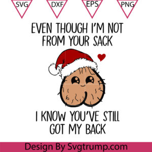 Event Thought Im Not From Your Sack Svg, Sack Cute Hat Christmas Svg