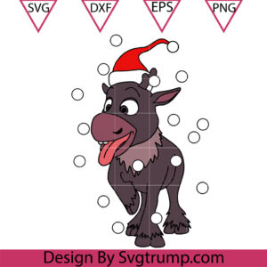 Frozen Baby Sven Christmas Svg, Christmas Frozen Svg, Baby Sven Svg