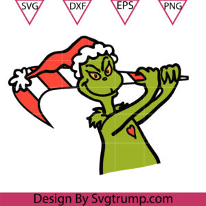 Funny Christmas Nike Grinch Files Svg, Funny Christmas Nike Svg