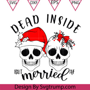 Funny Sarcastic Christmas Skeleton Divorce Svg, Sarcastic Skull Hat Christmas Svg