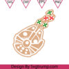 Gingerbread Cookie Millennium Falcon Svg Christmas Millennium Falcon Svg