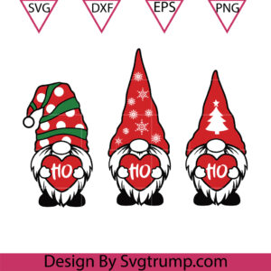 Gnome Ho Ho Ho Svg, Christmas Gnome Svg, Ho Ho Ho Svg
