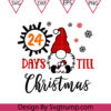 Gnomes Day Christmas SVG Christmas Countdown SVG