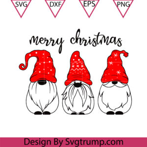 Gnomes Merry Christmas New Svg, Christmas Gnomes Svg