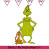 Grinch And Dog Max Svg Grinch Max Svg Dog Max Christmas Svg