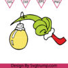 Grinch Hand Christmas Bells Svg Grinch Hand Bells Svg