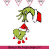Grinch Holding Bad Bunny Christmas Svg Un Navidad Sin Ti Svg Un Santa Sin Ti Svg
