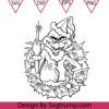 Grinch Middle Finger Christmas Svg Grinch Fuckk Christmas Wreath Svg