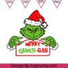 Grinch Peeking Gas Svg Grinch Christmas Gas Svg Merry Grinch Gas Svg