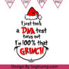 Grinch That DNA Test Funny Grinchmas Christmas Holiday Santa Claus Svg Grinch Face Svg