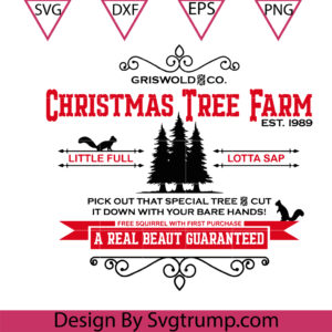 Griswold Christmas Tree Farm Svg, Christmas Vacation Svg, Clark Griswold Svg