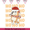 Ho Ho Ho Bluey Christmas Heeler Svg Bluey Bingo Christmas Hat Svg