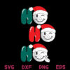 Ho Ho Ho Santa Christmas Golf Svg Golf Christmas Svg