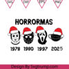 Horror Hat Christmas Svg Ghostmas Svg Ghost Christmas Svg