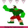 Hulk Elf Christmas Svg Hulk Christmas Svg Hukl Elf Svg Christmas Svg