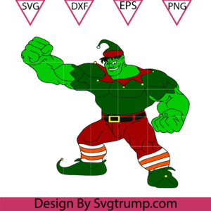 Hulk Elf Christmas Svg, Hulk Christmas Svg, Hukl Elf Svg, Christmas Svg