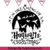 I’m Dreaming Of A Hogwarts Christmas Svg, Buffalo Check Svg, Hogwarts Christmas Svg