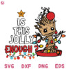Is This Jolly Enough Baby Groot SVG Christmas Light SVG Baby Groot Christmas SVG