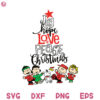 Joy Hope Love Peace Christmas Svg Charlie Brown Christmas Svg Charlie Brown Christmas Tree Svg