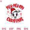 Goat Farm Christmas Svg, MEH MEH RRY Christmas Svg, Merry Christmas Svg