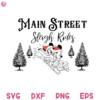 Main Street Sleigh Rides Christmas Svg Mickey Christmas Svg Vintage Christmas Svg