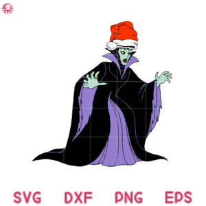 Maleficent Queen Christmas Svg, Disney Maleficent Queen, Santa Maleficent