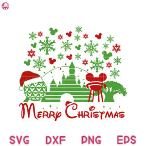 Christmas Snowflakes Castle Svg, Family Trip Castle Hat Christmas Svg, Family Christmas Svg