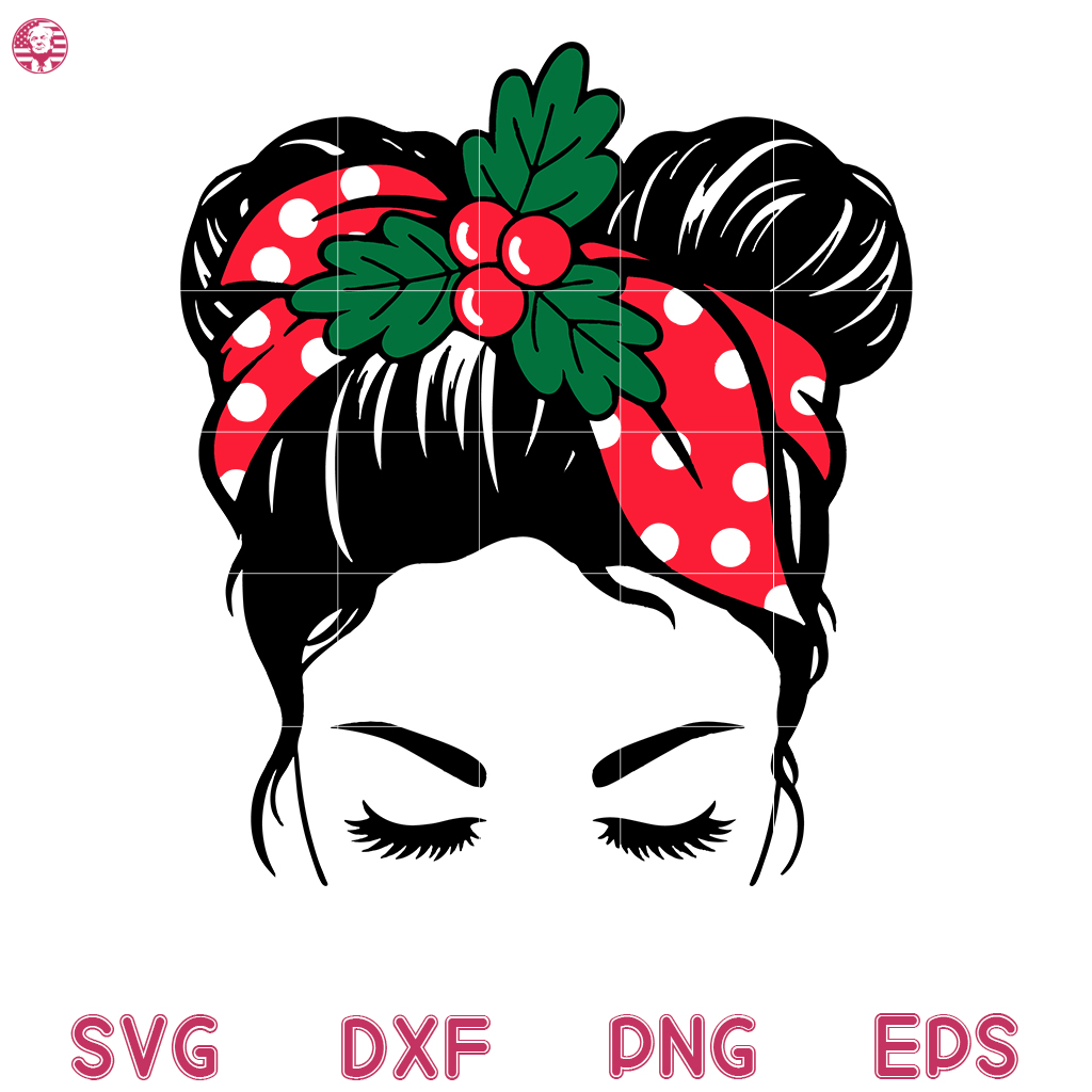 Messy MomChristmas Svg, Wear Christmas Headband SVG 3 Messy MomChristmas Svg, Wear Christmas Headband SVG