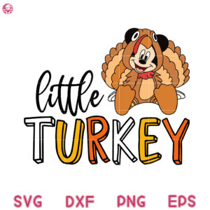 Mickey Turkey Thanksgiving SVG, Disney Suit Thanksgiving Svg
