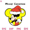 Mickey Mouse Christmas Hat Svg Mickey Santas Hat Svg Disney Christmas Svg