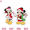 Mickey Mouse Christmas Suit Canddy Svg Minnie Christmas Svg