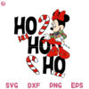 Minnie Xmas Ho Ho Ho Svg, Christmas Minnie Mouse Ho Ho Ho Svg