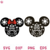 Mouse Ears Christmas Castle Svg Layered Mouse Ears Castle Svg