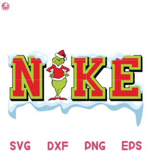Grinch Logo Christmas Svg, Grinch Niker Svg, Grinch Just Do It Svg
