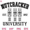 Nutcracker University Svg Christmas Nutcracker University Svg