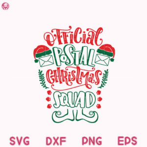 Official Postal Christmas Squad Svg, Postal Worker Svg, Chritmas Official Postal Svg