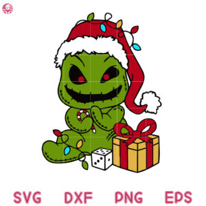Oogie Boogie Christmas Svg, Sandy Claws Oogie Boogie Lights Svg