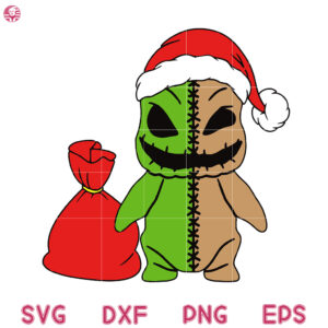 Oogie Boogie Christmas Svg, Sack Christmas Svg, Oogie Boogie Santa Svg