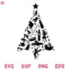 Peter Pan Christmas Tree Svg, Peter Pan Santa Svg, Peter Pan Christmas Svg