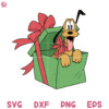 Pluto Christmas Gifts Box New SVG Christmas Pluto SVG Pluto Disney Cute Christmas SVG