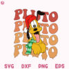 Pluto Face Santa Hat Christmas Cute Svg Disney Pluto Merry Christmas Svg Pluto Hat Christmas Svg