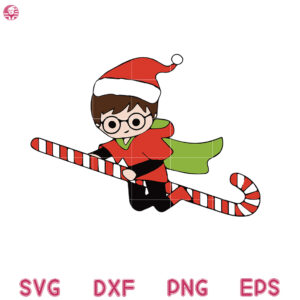 Potter Christmas Svg, Potter Christmas Svg, Potter Hat Christmas Svg