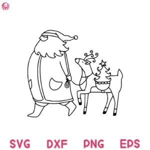 Primitive Santa Claus Svg, Santa Claus Face Svg, Santa Claus Merry Christmas Svg