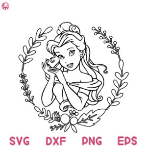 Princess Wreath Belle Svg, Tale As Old As History Svg, Disney Trip Mouse Svg