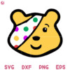 Pudsey Bear Christmas Svg Bear Christmas Ligts Svg