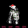 R2D2 Christmas Shirt Svg Star Wars Christmas Shirt Svg R2D2 Hat Santa Svg