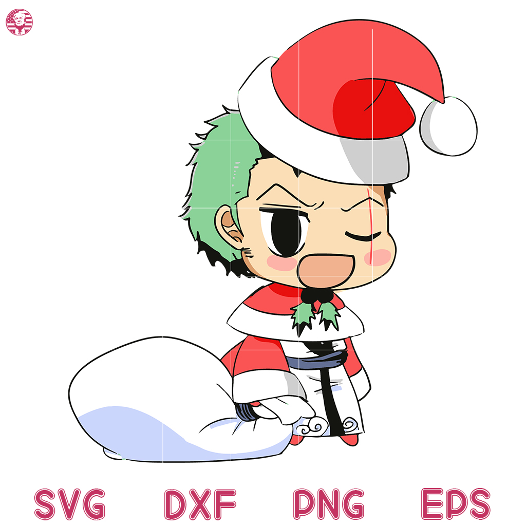 Roronoa Zoro Hat Christmas Svg, Santa Roronoa Zoro Svg, Zoro Christmas Svg 3 Roronoa Zoro Hat Christmas Svg, Santa Roronoa Zoro Svg, Zoro Christmas Svg