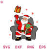 Santa Claus Holding Baby Yoda King SVG Santa Claus Christmas SVG Baby Yoda Christmas SVG