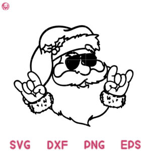 Santa Claus Merry Christmas Svg, Santa Claus Two Svg, Santa Claus Hand Two Svg
