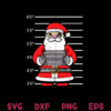 Santa Claus Police Department Christmas Svg